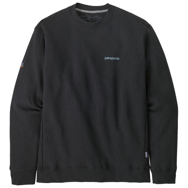 Суитшърт Patagonia Fitz Roy Icon Uprisal Crew черен Ink Black