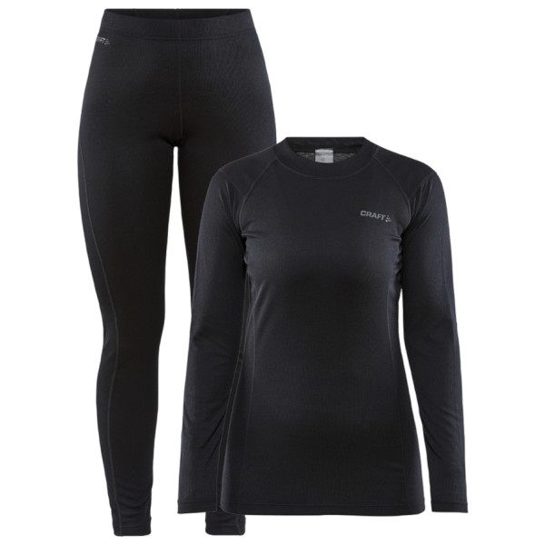 Дамски сет Craft Core Warm Baselayer черен Black