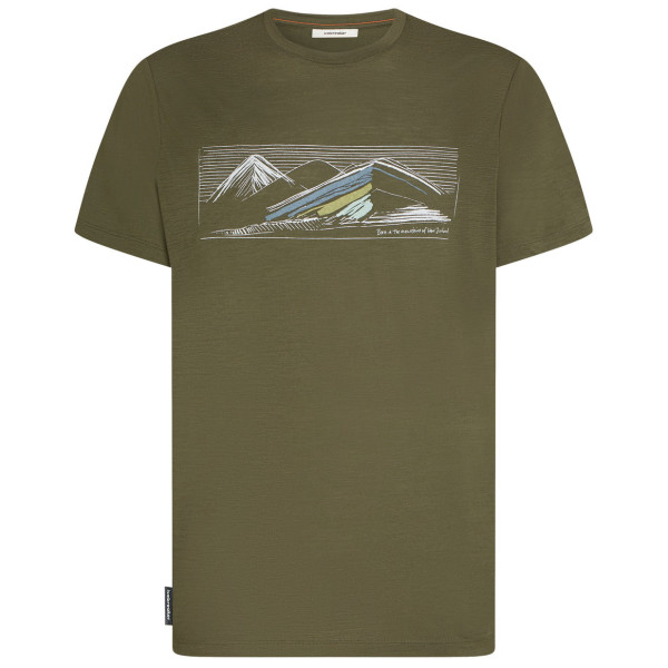 Мъжка тениска Icebreaker M Merino 150 Tech Lite SS Tee Highland