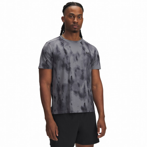 Мъжка тениска Under Armour Launch Elite PRT SS сив Titan Gray / / Reflective