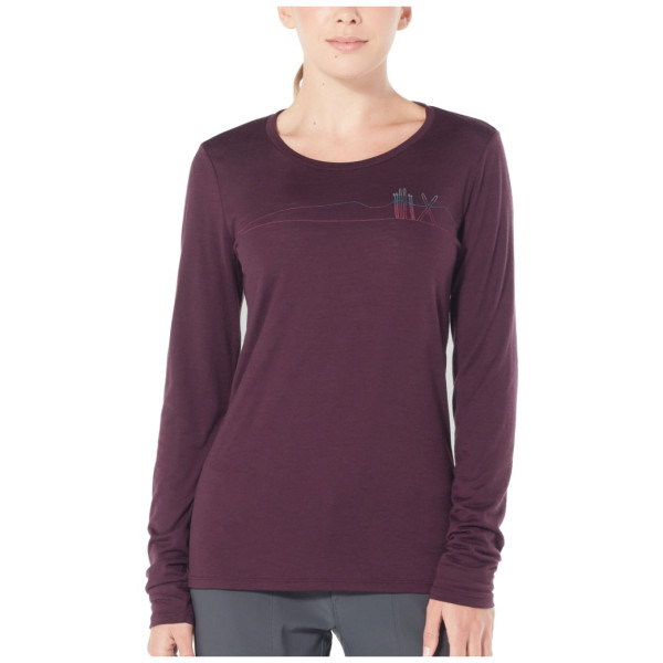 Дамска тениска Icebreaker Women`s Tech Lite LS Low Crewe