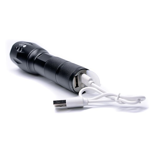 Акумулаторен фенер Solight LED Rechargeable Torch