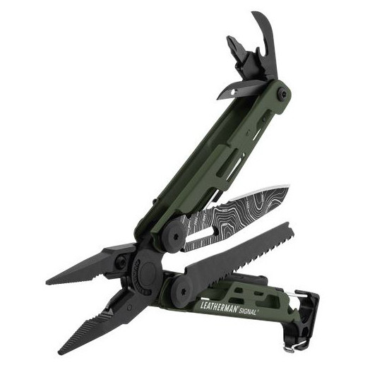 Многофункционален нож Leatherman Signal Green Topo