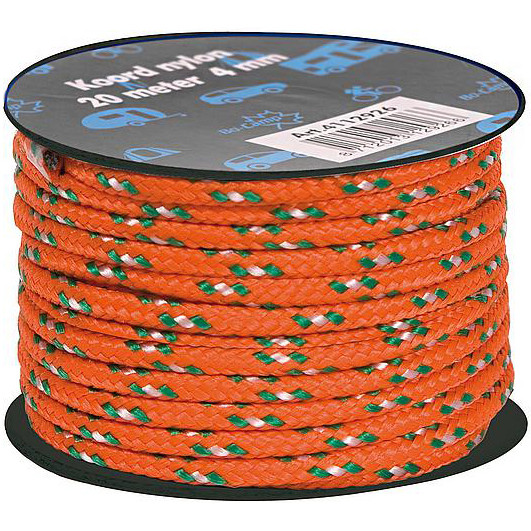 Шнур Bo-Camp Nylon Guy Rope 20 m 4 mm оранжев orange