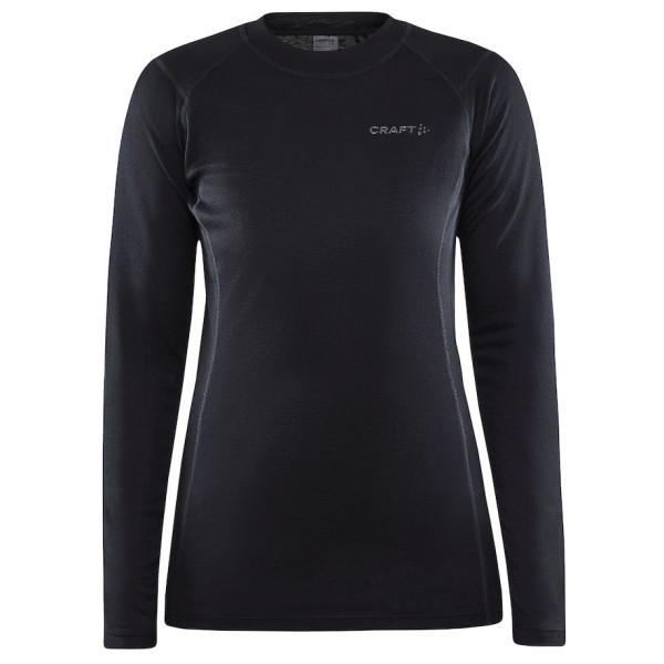 Дамска функционална тениска Craft Core Warm Baselayer Ls черен