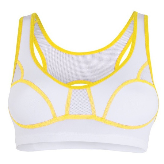 Сутиен Sensor Lissa bílá/žlutá бял White/Yellow