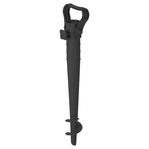 Морков за чадър Bo-Camp Umbrella Auger Plastic черен Black/Gray