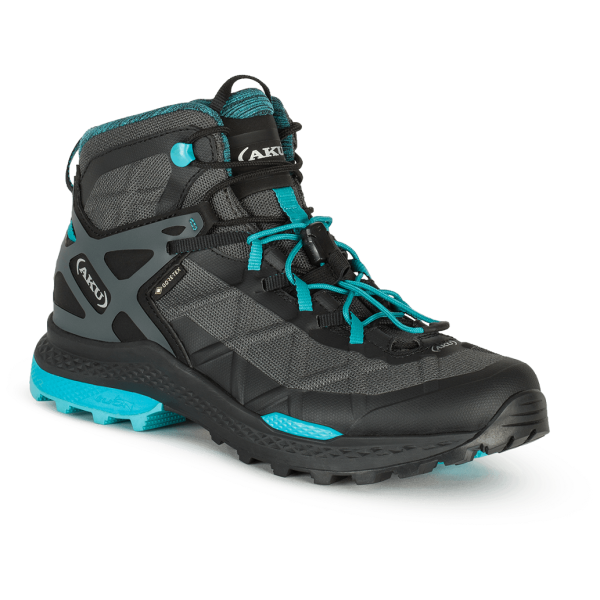 Дамски обувки Aku Rocket Mid Gtx W'S черен/син BLACK/TURQUOISE