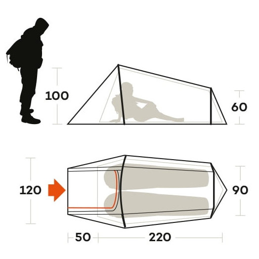 Свръх лека палатка Ferrino Sling 2