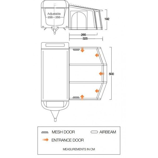 Форселт Vango Tuscany Air 500 Elements ProShield