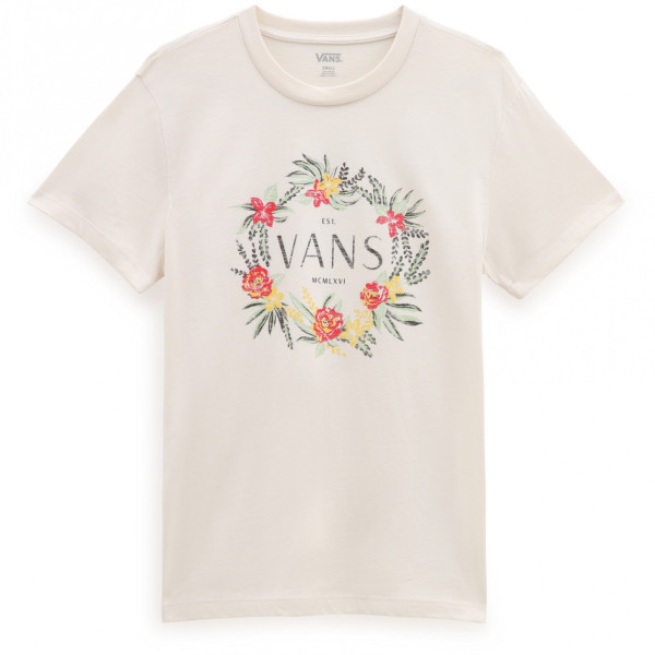 Дамска тениска Vans Wreath Of Flowers BFF Tee-B бял