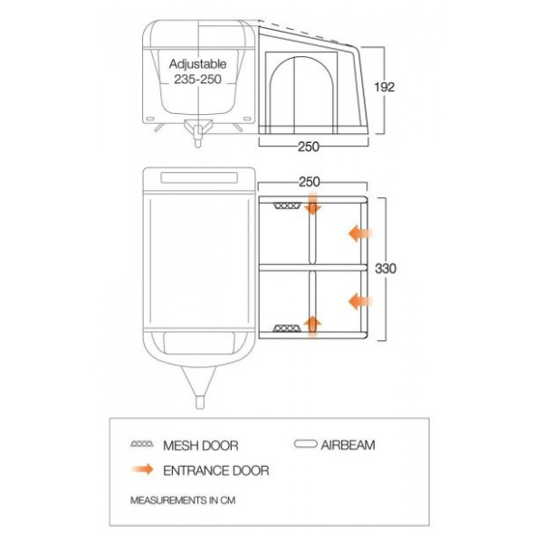 Форселт Vango Balletto Air 330 Elements ProShield