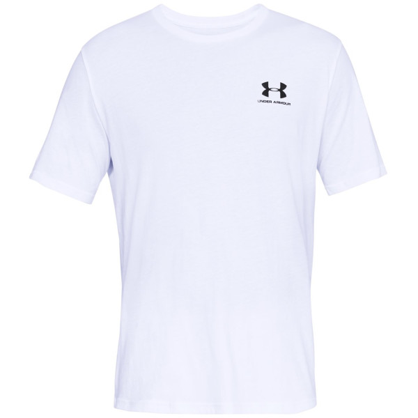 Мъжка тениска Under Armour Sportstyle Left Chest SS бял White