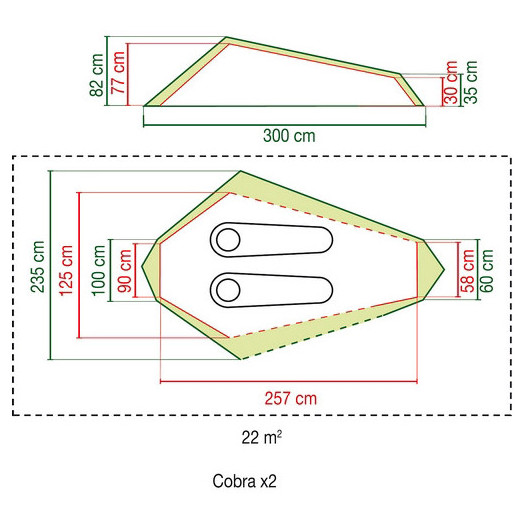 Палатка Coleman Cobra 2