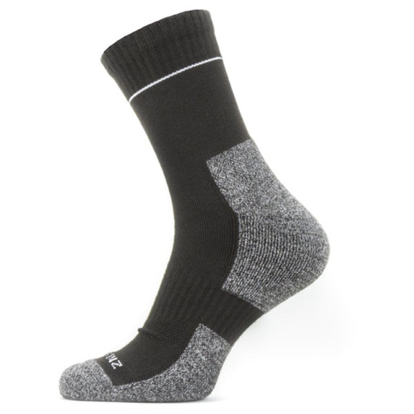 Чорапи SealSkinz Morston черен/сив black/grey