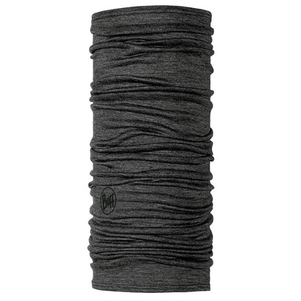 Многофункционален шал Buff Merino Lightweight Neckwear тъмно сив Solid Grey