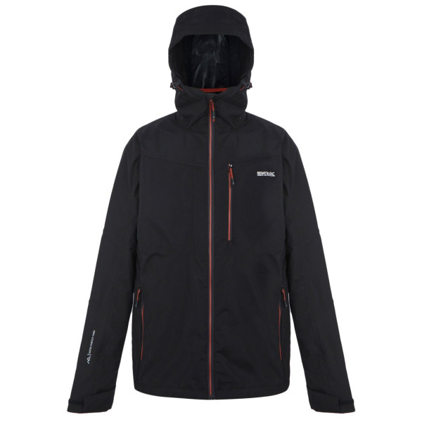 Мъжко яке Regatta Wentwood IX черен Blk(Blk/RdO)