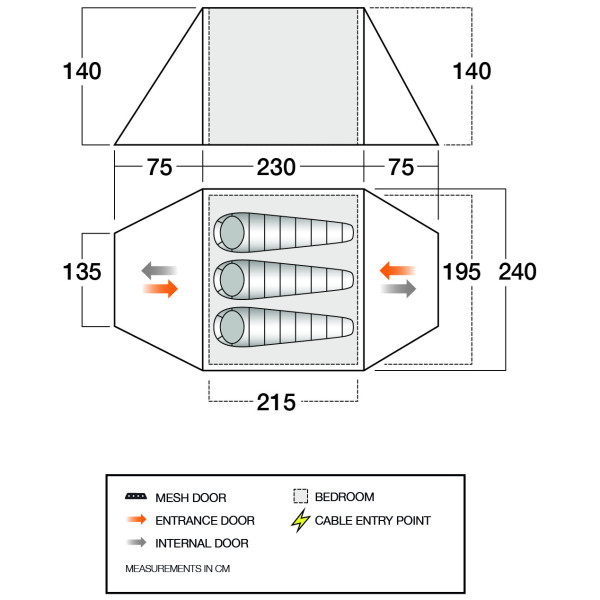 Палатка Vango Classic Instant 300