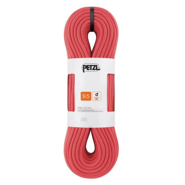 Въже за алпинизъм Petzl Arial 9,5 mm 80m червен