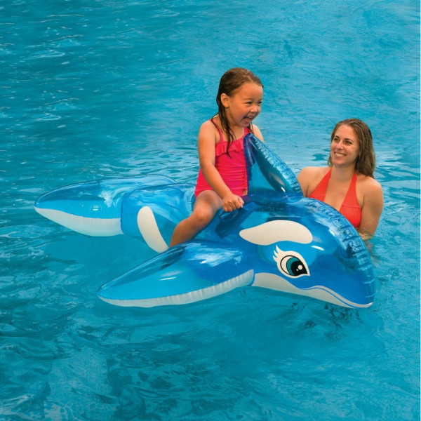 Надуваема косатка Intex Lil' Whale RideOn 58523NP