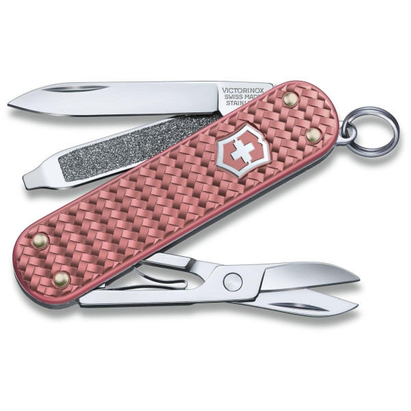 Сгъваем нож Victorinox Classic Precious Alox розов Gentle Rose