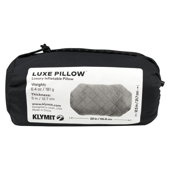 Надуваема възглавница Klymit Luxe Pillow