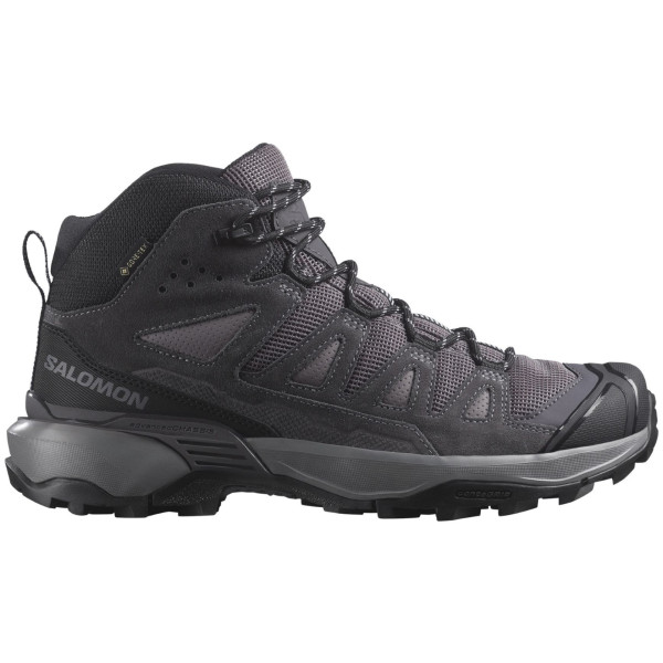 Дамски обувки Salomon X Ultra 360 Leather Mid Gore-Tex сив Shark / Nine Iron / Cloud Gray