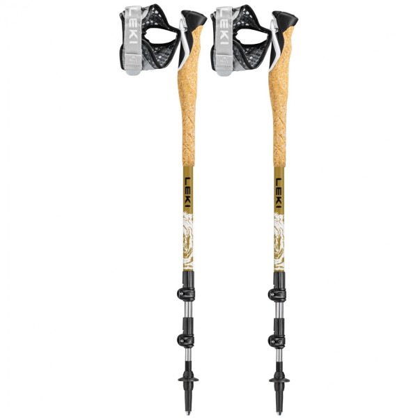 Trail Running щеки Leki Cross Trail TA 100-135 cm бял/черен