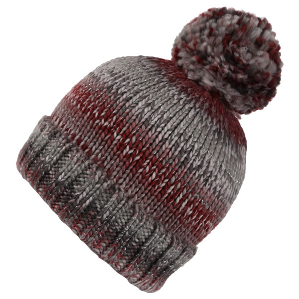 Шапка Regatta Frosty Hat VI сив/червен Cabernet