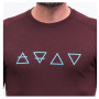 Функционална мъжка тениска Sensor Merino Blend Elements