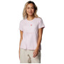 Дамска тениска Columbia Sloan Ridge Graphic Short Sleeve Tee розов Pink Dawn Heather