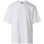 Мъжка тениска The North Face Essential Simple Dome Os Ss Tee бял TNF WHITE