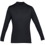 Мъжка тениска Under Armour CG Armour Fitted Mock черен Black//Steel