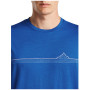 Мъжка тениска Icebreaker Men Merino 150 Tech Lite SS Tee Range Stripes