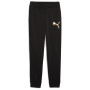 Дамски анцуг Puma ESS METALLIC Sweatpants FL черен PUMA Black-Metallic Gold