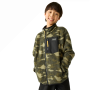 Детски функционален суитшърт Regatta Junior Frankie Warm Fleece Bark Green Camo