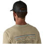 Шапка с козирка Patagonia P-6 Logo LoPro Trucker Hat