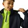 Детско софтшел яке Regatta Haydenbury Navy (Wild Lime)