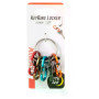 Ключодържател Nite Ize KeyRing Locker Aluminum 5 S-Biner