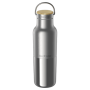Термос Klean Kanteen Rise Reflect 16oz (w/ Bamboo Cap) сребърен Brushed Stainless