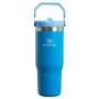Термо чаша Stanley Tumbler se slámkou/brčkem 890 ml син