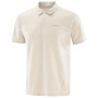 Мъжка тениска Salomon Trackline Polo M бежов Silver Cloud