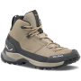 Дамски туристически обувки Salewa Puez Leather Mid Ptx W светлокафяв Quicksand/Onyx