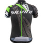 Детска колоездачна фланелка Silvini Team CD1435 черен Blackgreen