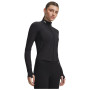 Дамски функционален суитшърт Under Armour Vanish Elite Full Zip черен Ultimate Black / / Metallic Silver