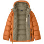 Детско яке Patagonia K's Hi-Loft Down Sweater Hoody - Marigold