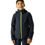 Детско софтшел яке Regatta Haydenbury Navy (Wild Lime)