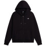 Мъжки суитшърт The North Face Essential Simple Dome Rlx Full Zip черен TNF BLACK