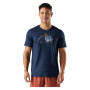 Функционална мъжка тениска Smartwool Triangle Mountain Active Short Sleeve Graphic Tee