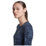 Дамска функционална блуза Icebreaker Women M 200 Oasis LS Crewe Moss BloomAOP